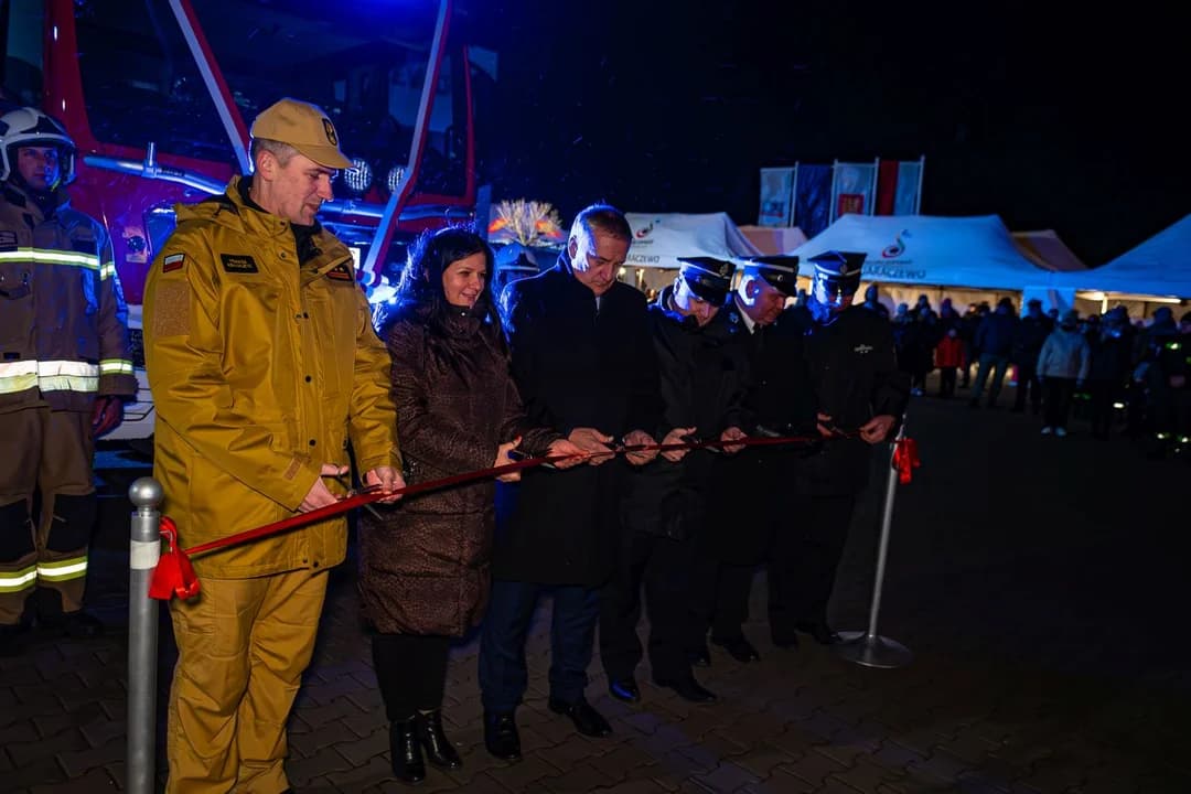 Przekazanie wozu bojowego dla OSP Jaraczewo