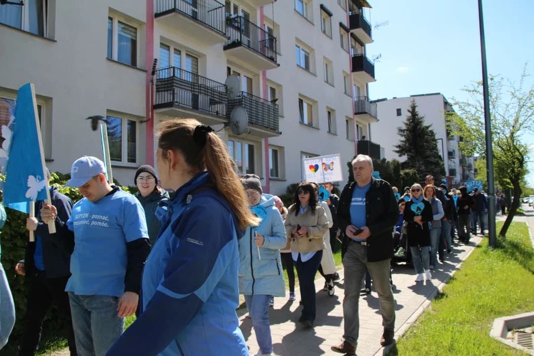 Marsz dla autyzmu w Jarocinie
