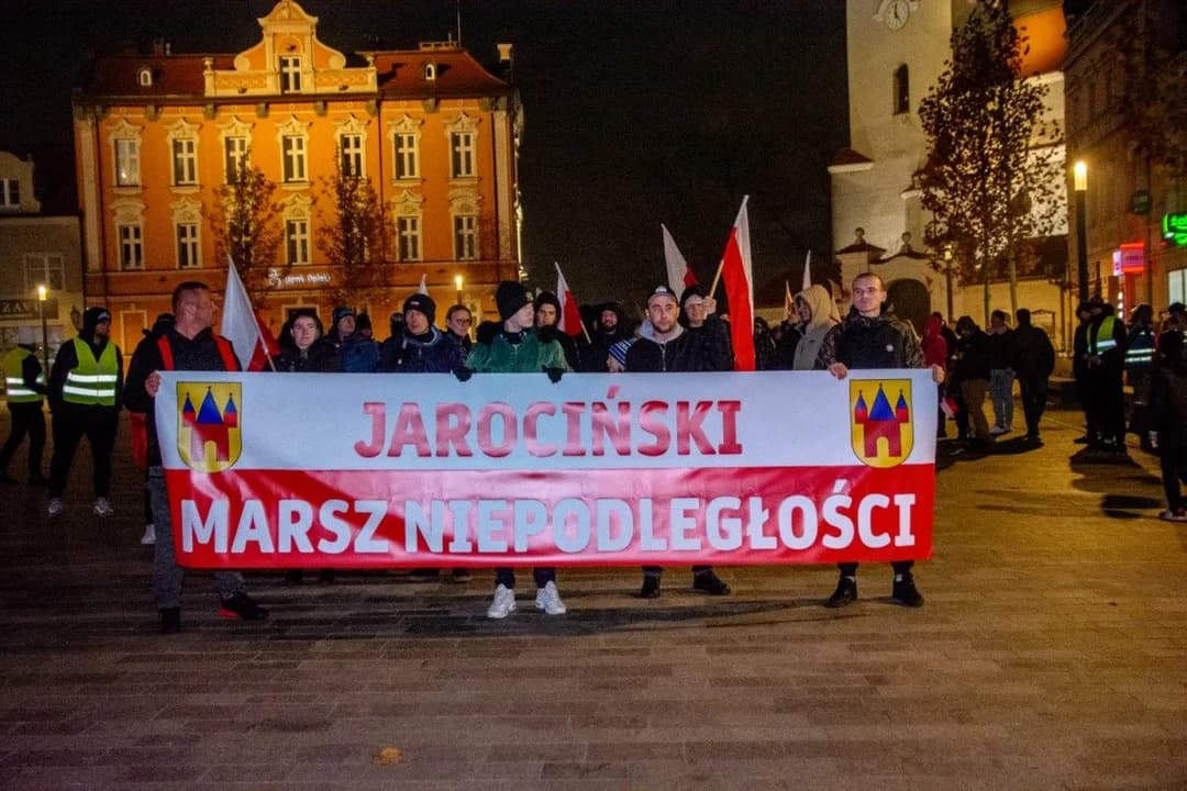 I Jarociński Marsz Niepodległości. Organizatorzy liczyli na ok. 900 osób. Czy tyle przyszło?