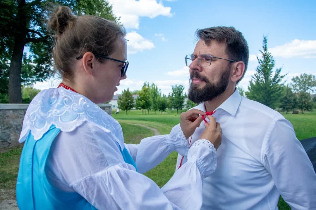 Każdy dostał bochenek chleba. Dożynki w Noskowie [ZDJĘCIA] — zdjęcie 2 z 81
