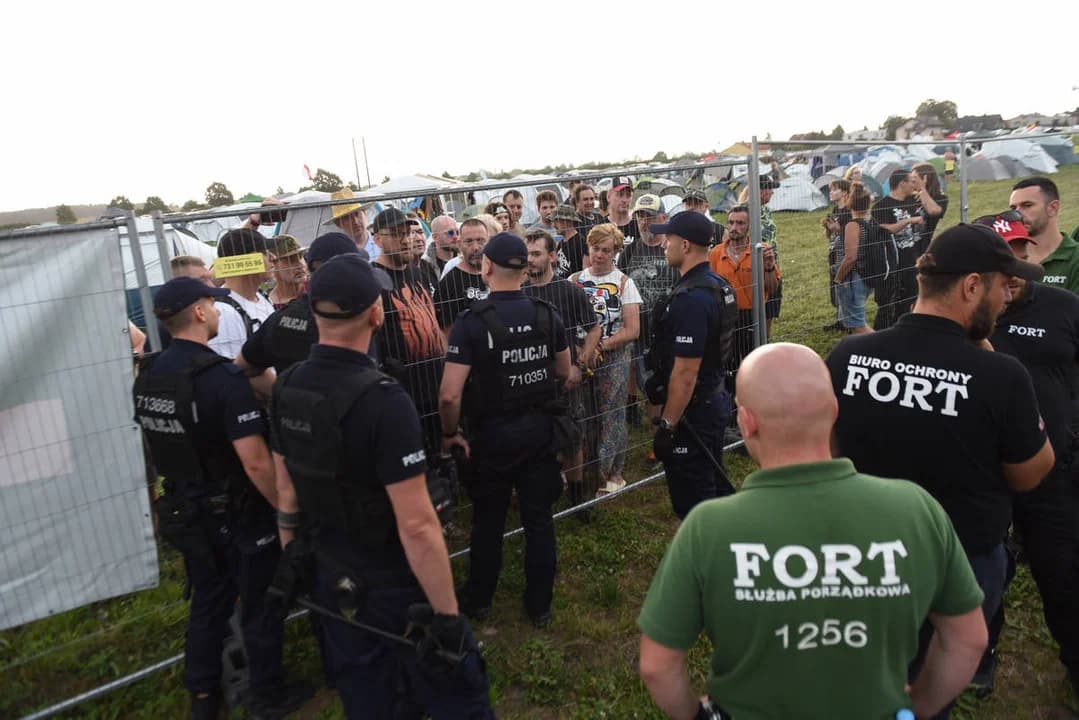 Policja na proteście na festiwalu. Wiemy, co się stało