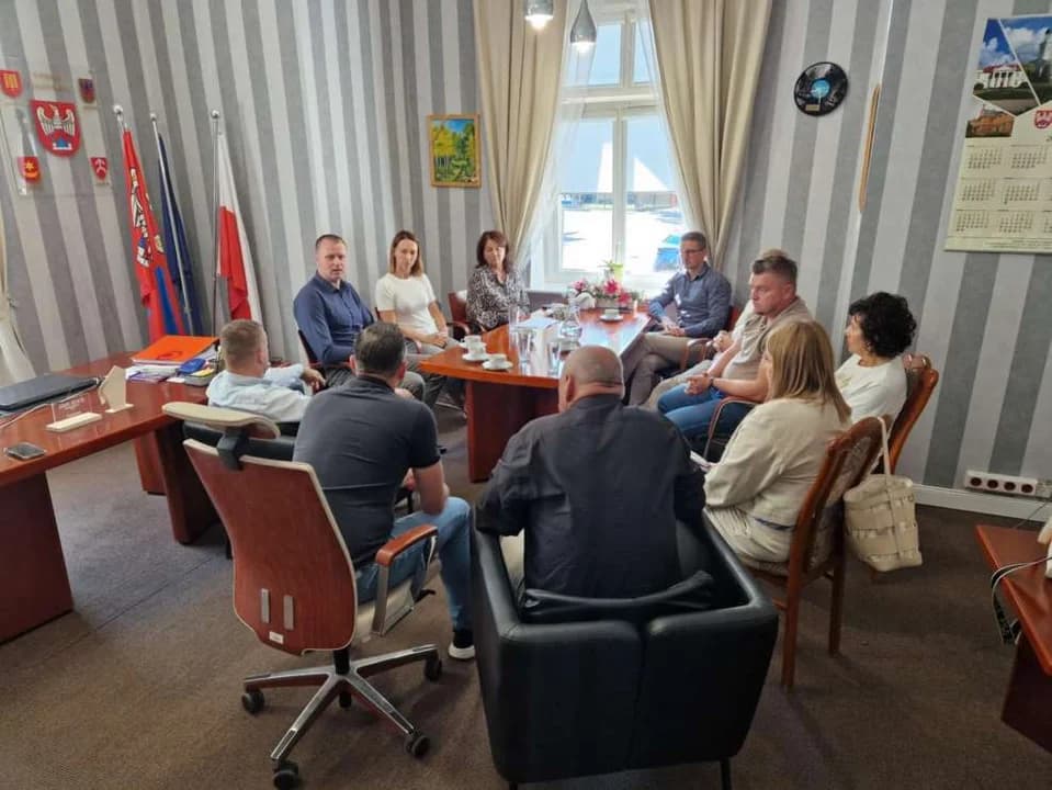 Spotkanie miejskich radnych w Starostwie Powiatowym w Jarocinie — zdjęcie 2 z 2