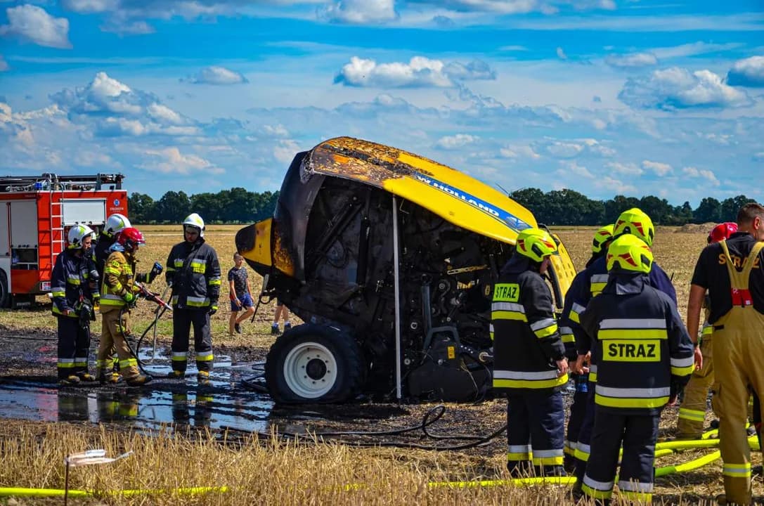 Prasa spłonęła doszczętnie. Pożar w Potarzycy