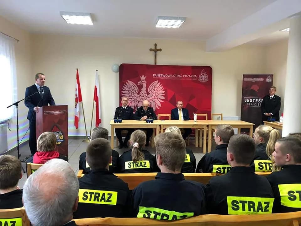 OSP Boguszyn i Nowe Miasto z promesą dla Młodzieżowych Drużyn Pożarniczych