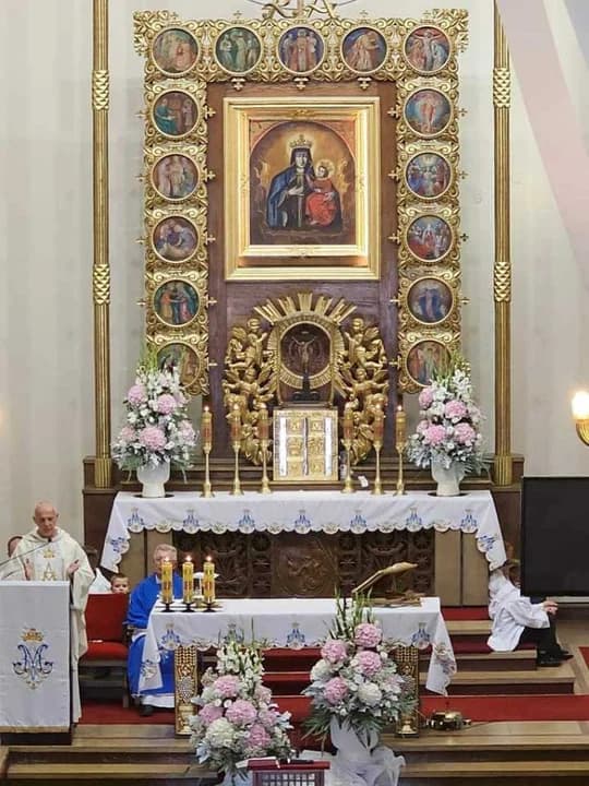Pojechali na pielgrzymkę rowerową z Żerkowa do Kolniczek w intencji księdza Roberta Olejnika [ZDJĘCIA] — zdjęcie 4 z 37