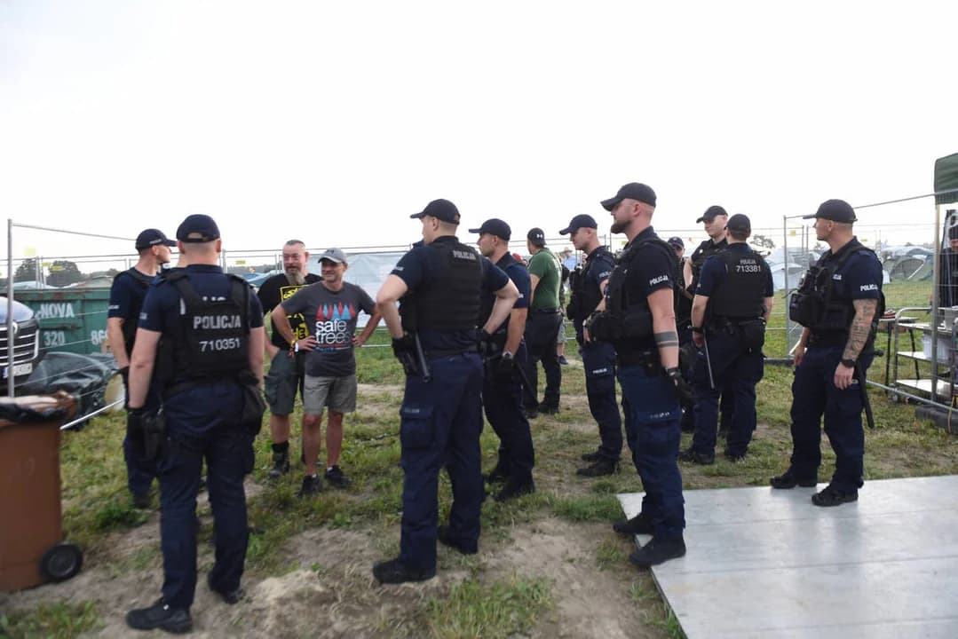 Policja na proteście na festiwalu. Wiemy, co się stało