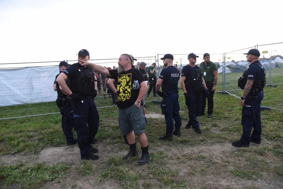 Policja na proteście na festiwalu. Wiemy, co się stało