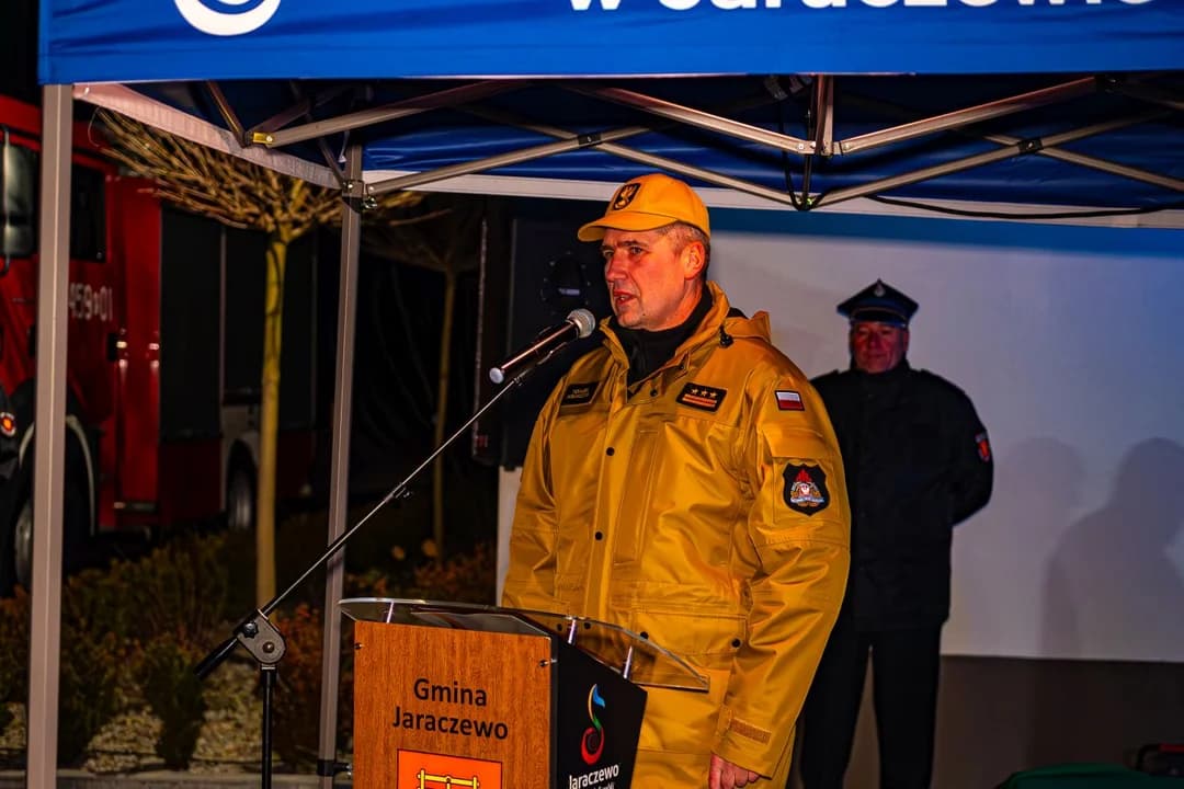 Przekazanie wozu bojowego dla OSP Jaraczewo