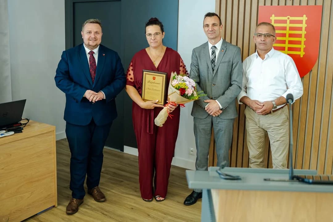 Władze Jaraczewa podziękowały za pracę Anny Dutkiewicz