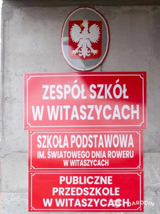 Galeria rowerowych sław w Szkole Podstawowej w Witaszycach — zdjęcie 2 z 11