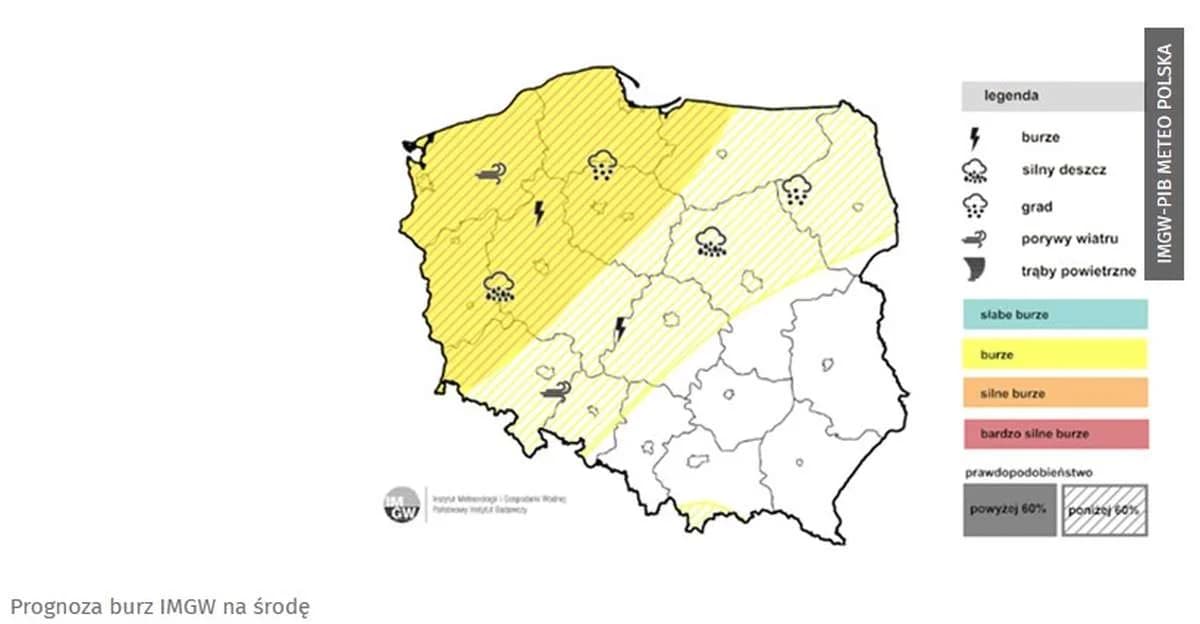 Ekstremalne upały i burze - ostrzeżenie IMGW — zdjęcie 4 z 7