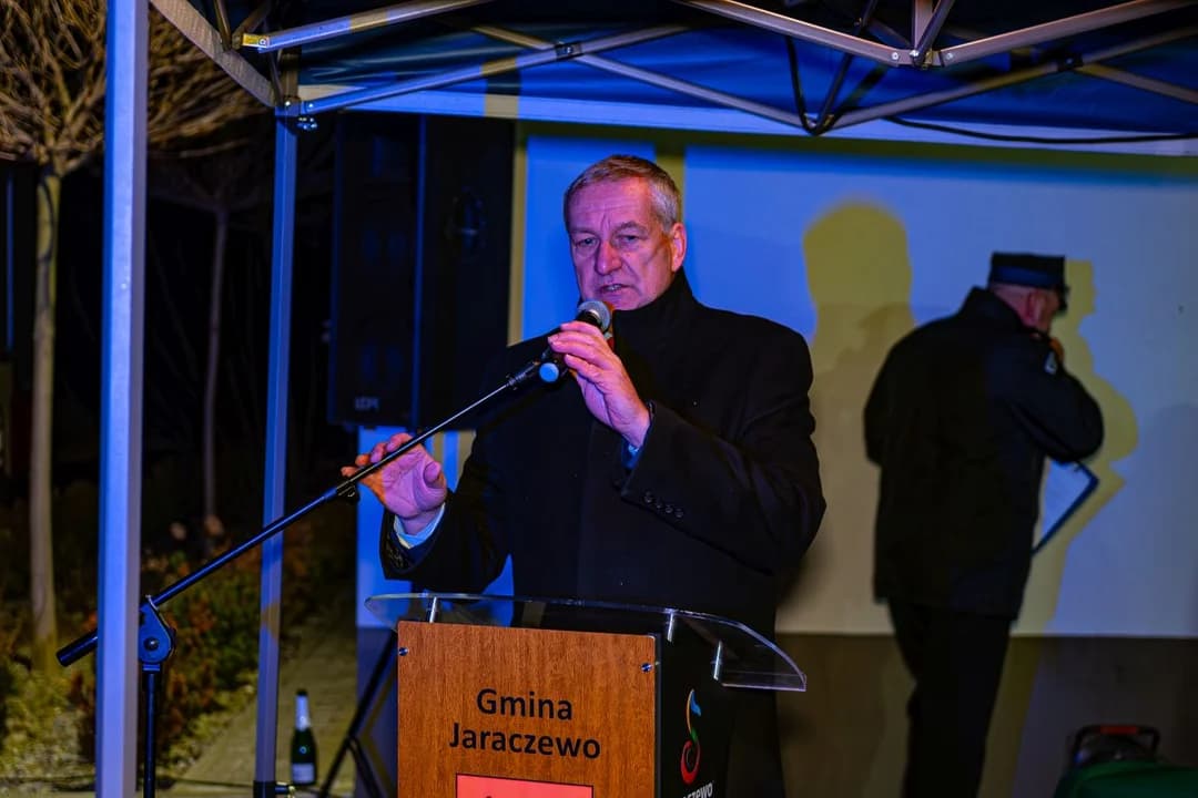 Przekazanie wozu bojowego dla OSP Jaraczewo