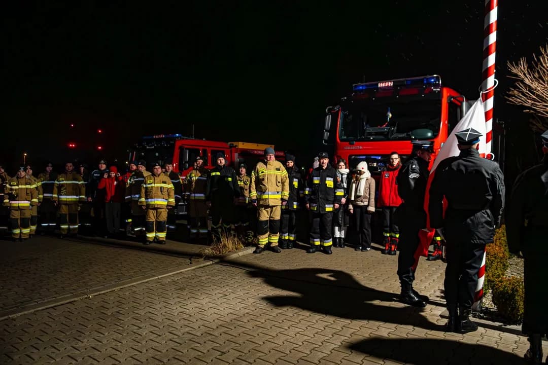 Przekazanie wozu bojowego dla OSP Jaraczewo