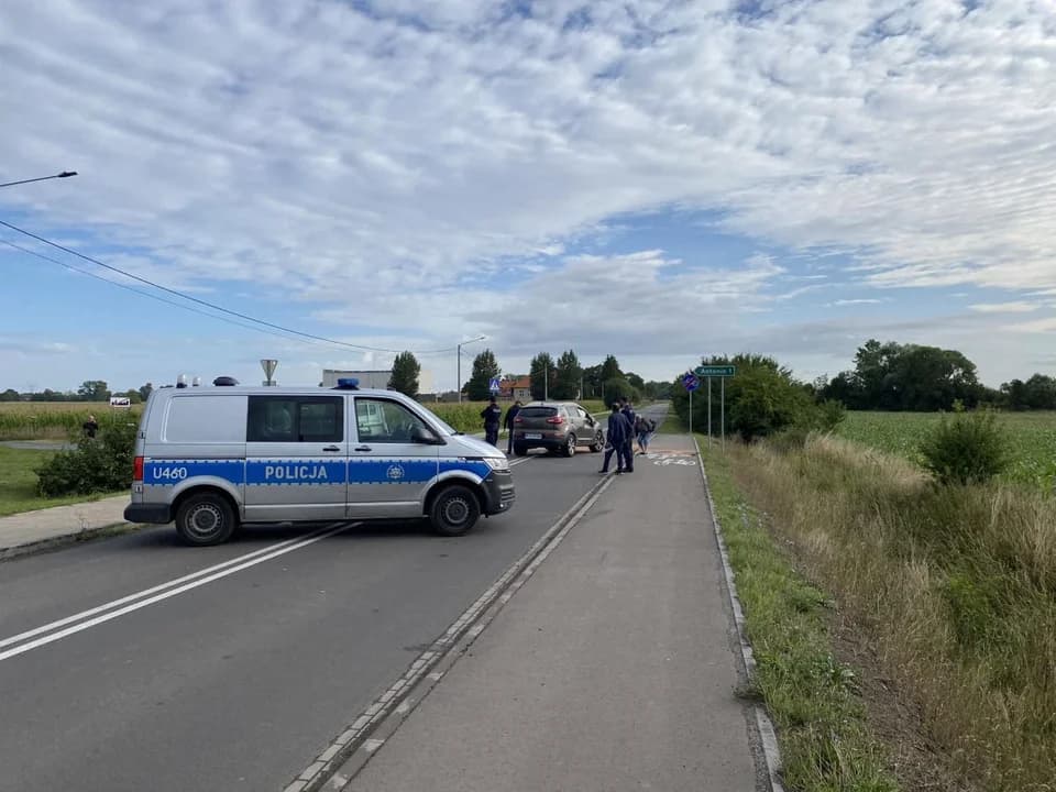 Zderzenie dwóch aut w Przybysławiu