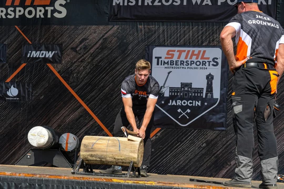 Jarocińscy strażacy walczyli w Stihl Timbersport