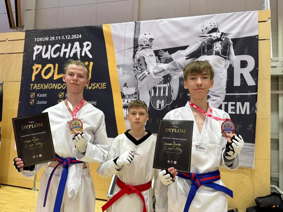 Medale kadetów na Pucharze Polski w Toruniu