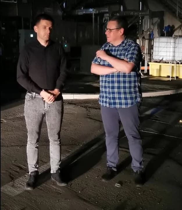 Interwencję podjęli wiceburmistrz Łukasz Witczak i sekretarz gminy Robert Kaźmierczak
