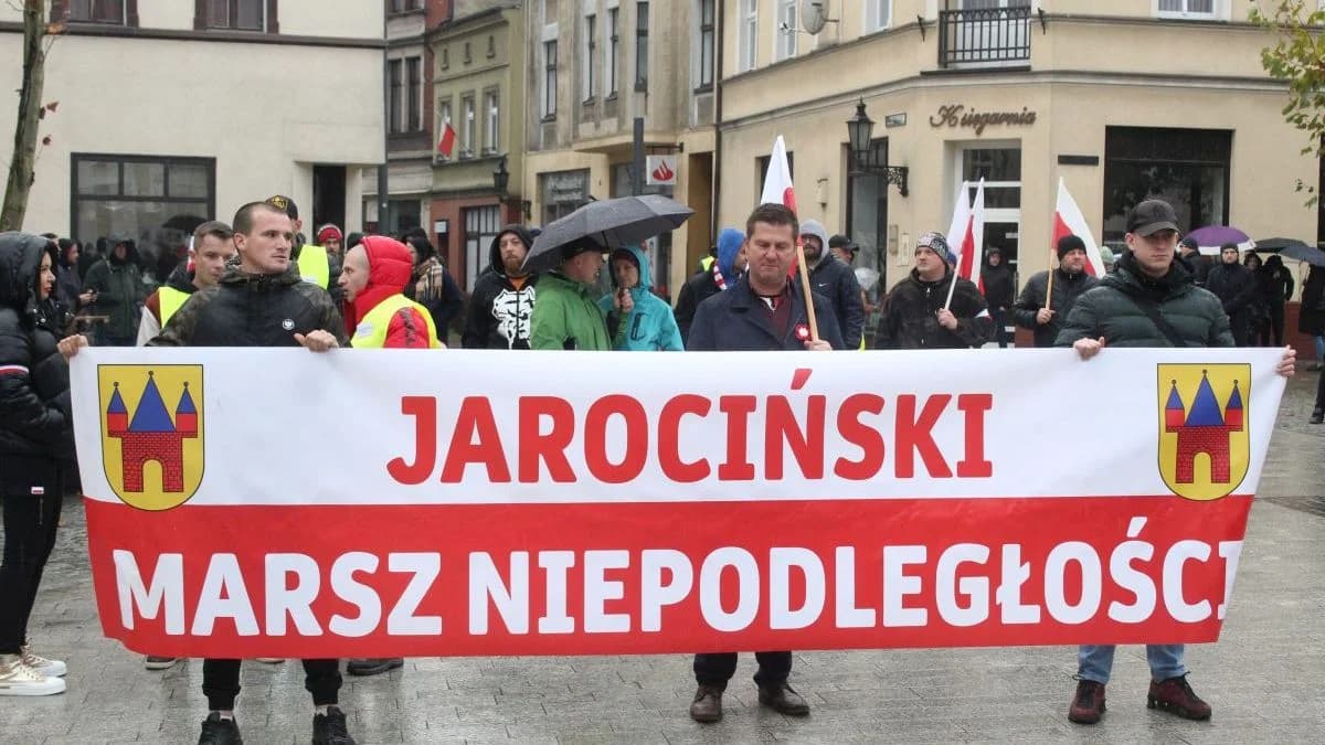 II Jarociński Marsz Niepodległości przeszedł ulicami Jarocina