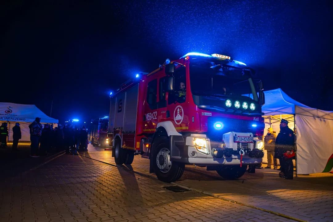 Przekazanie wozu bojowego dla OSP Jaraczewo