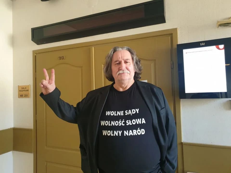 Jest apelacja w sprawie Janusza Ziętkiewicza z Jarocina. Był sądzony za wulgarne hasło na koszulce i samochodzie