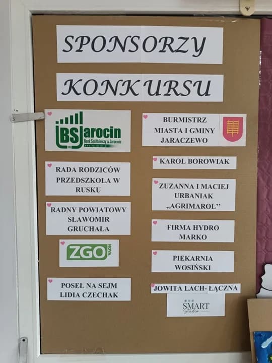 IV edycja Gminnego Konkursu Plastycznego "Wiosna kolorowa i radosna" w Rusku