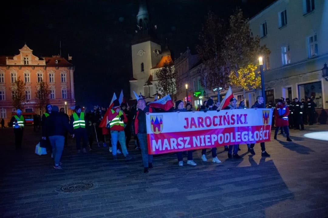 I Jarociński Marsz Niepodległości. Organizatorzy liczyli na ok. 900 osób. Czy tyle przyszło?