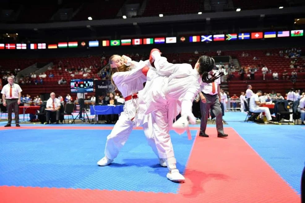 Martyny Gendek z gminy Żerków Mistrzynią Świata w karate — zdjęcie 2 z 4