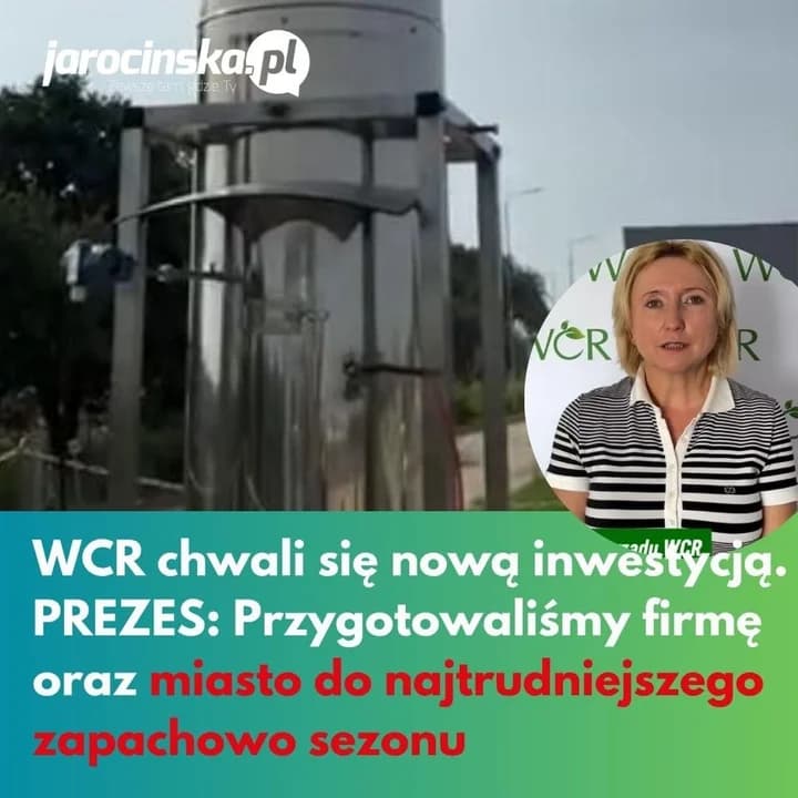 WCR chwali się najnowszymi inwestycjami antyodorowymi. Jest komentarz burmistrz Jarocina [ZDJĘCIA, SONDA] — zdjęcie 4 z 4