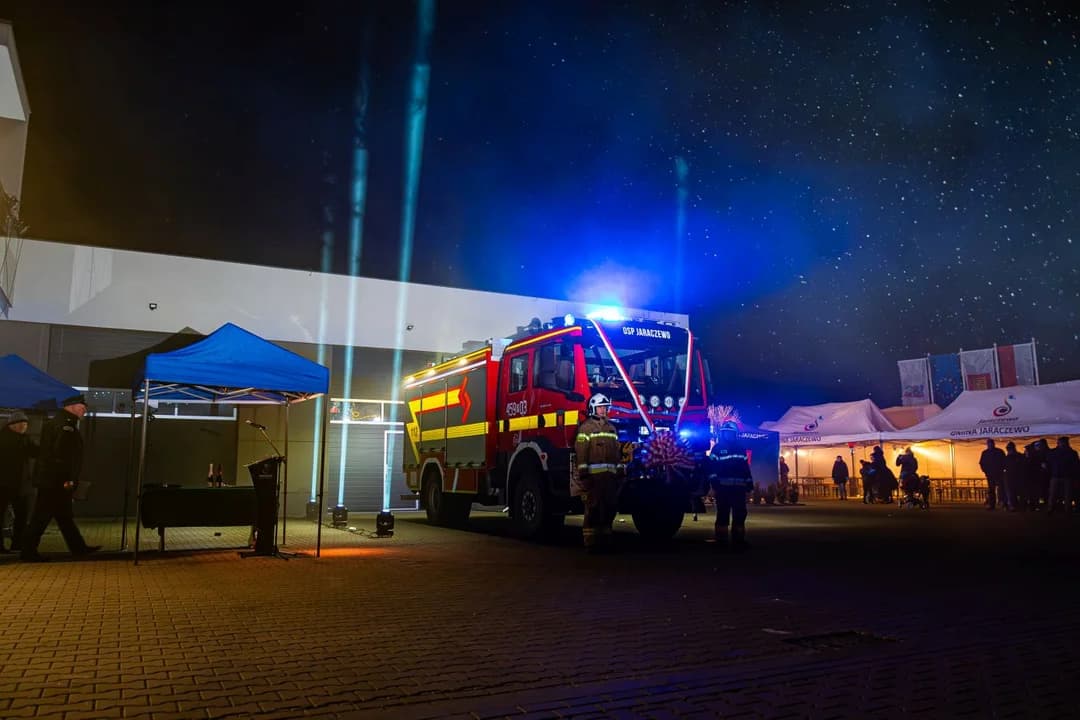 Przekazanie wozu bojowego dla OSP Jaraczewo