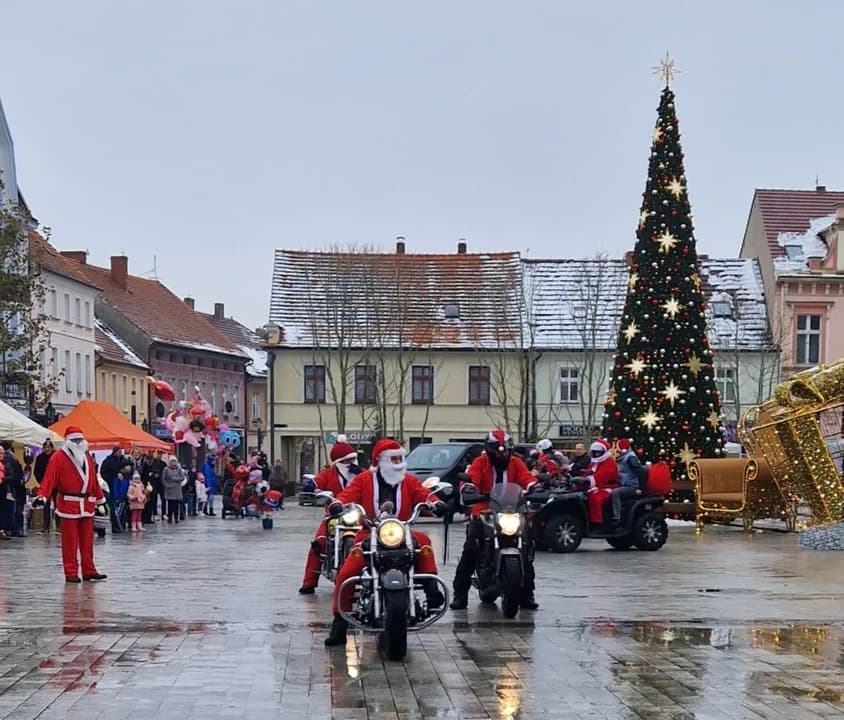 Jarocin. Mikołaje na motocyklach
