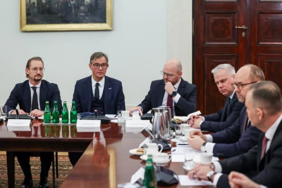 Jarociniak na spotkaniu przedsiębiorców u prezydenta RP.  Jego firma była jedną z 20 zaproszonych do Pałacu Prezydenckiego