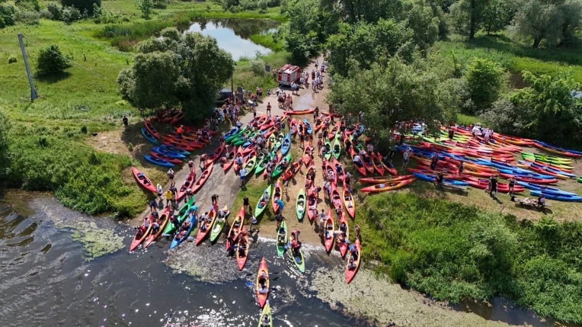 Na kajaki wsiadło 400 osób