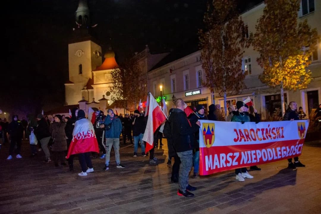 I Jarociński Marsz Niepodległości. Organizatorzy liczyli na ok. 900 osób. Czy tyle przyszło?