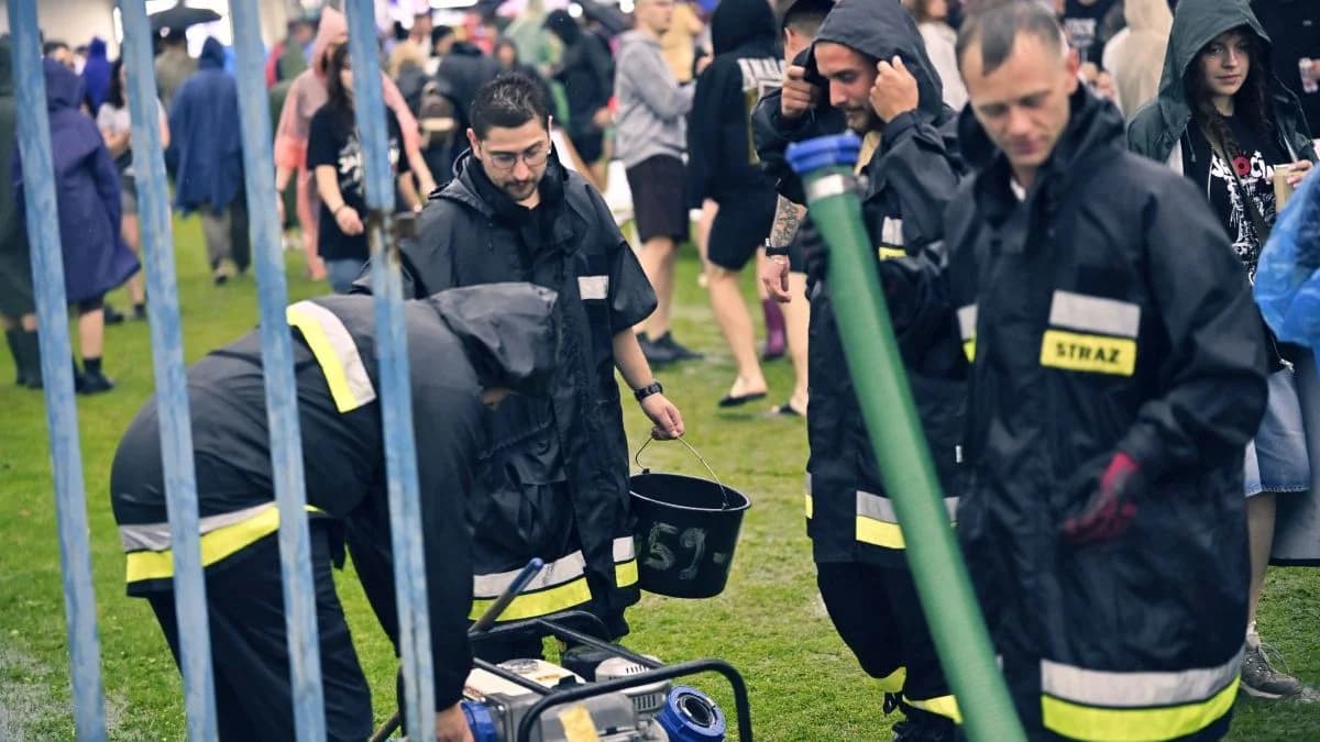 Tak bawiliście w błocie i deszczu podczas pierwszego dnia Jarocin Festiwal 2026