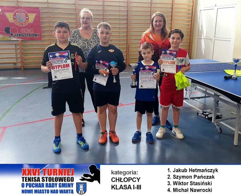 XXVI Turniej Tenisa Stołowego w Nowym Mieście Nad Wartą