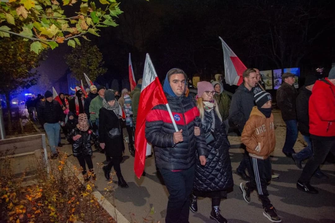 I Jarociński Marsz Niepodległości. Organizatorzy liczyli na ok. 900 osób. Czy tyle przyszło?