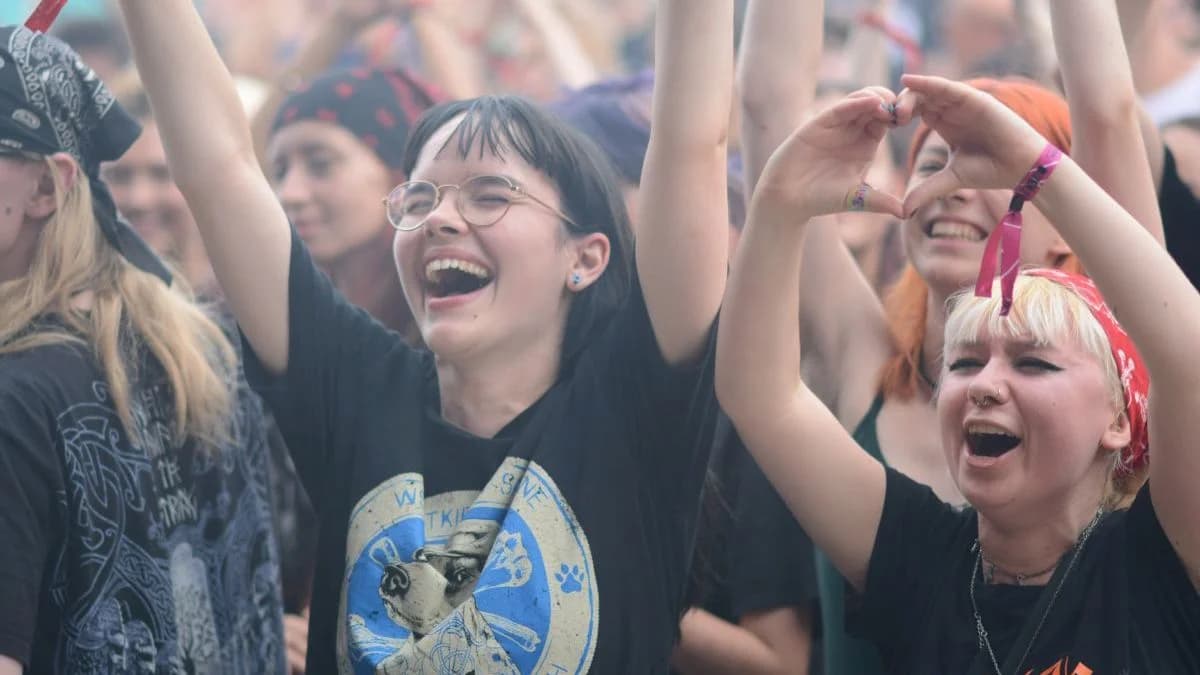Ludzie na Jarocin Festiwal