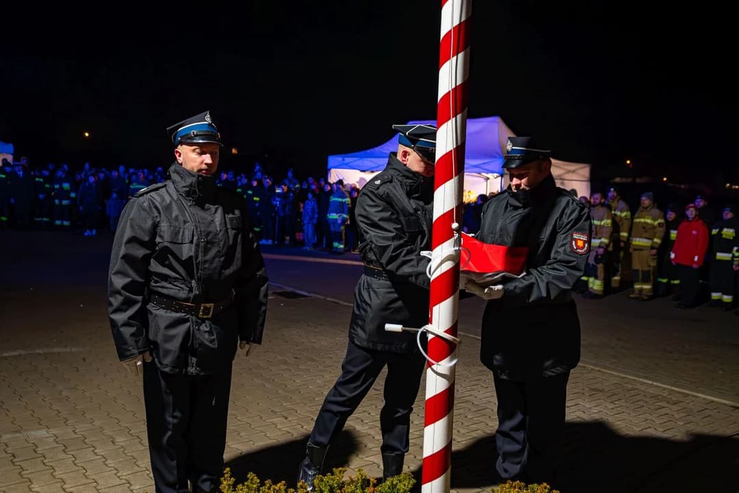 Przekazanie wozu bojowego dla OSP Jaraczewo