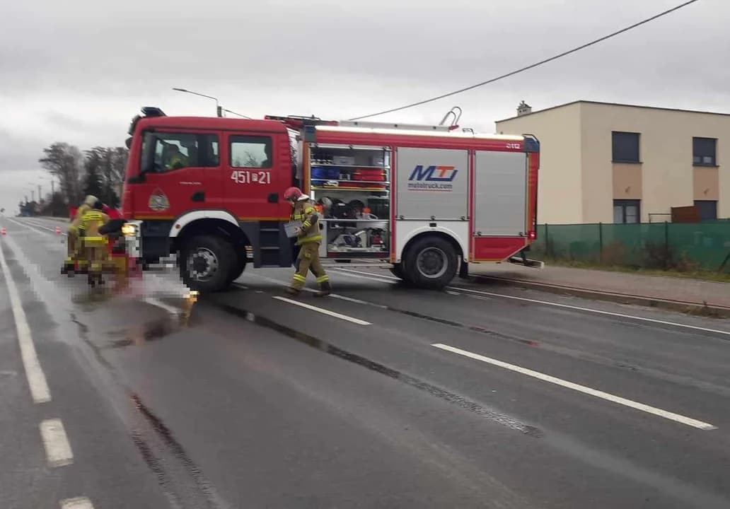 Potrącenie pieszego w Cielczy. Śmiertelny wypadek
