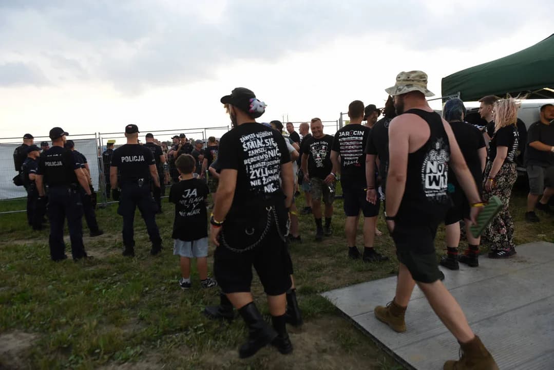 Policja na proteście na festiwalu. Wiemy, co się stało