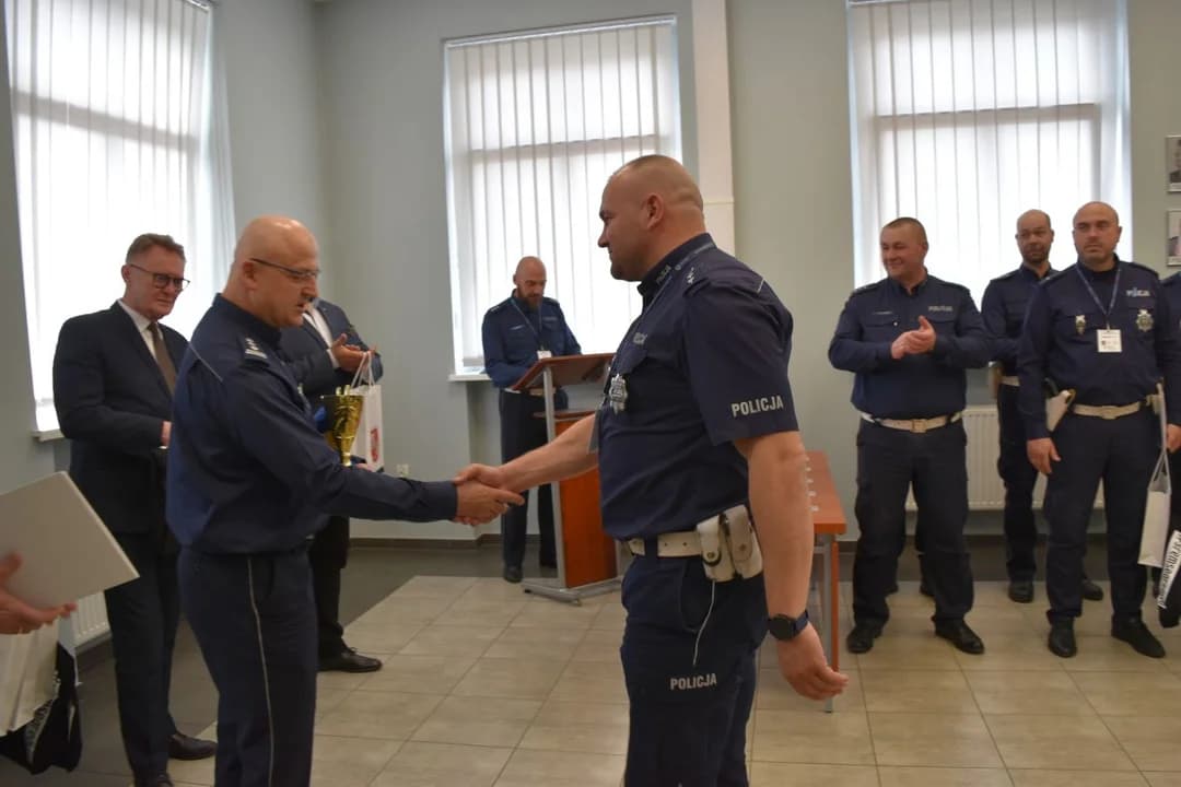 Jarociński funkcjonariusz w gronie laureatów konkursu „Policjant Ruchu Drogowego”
