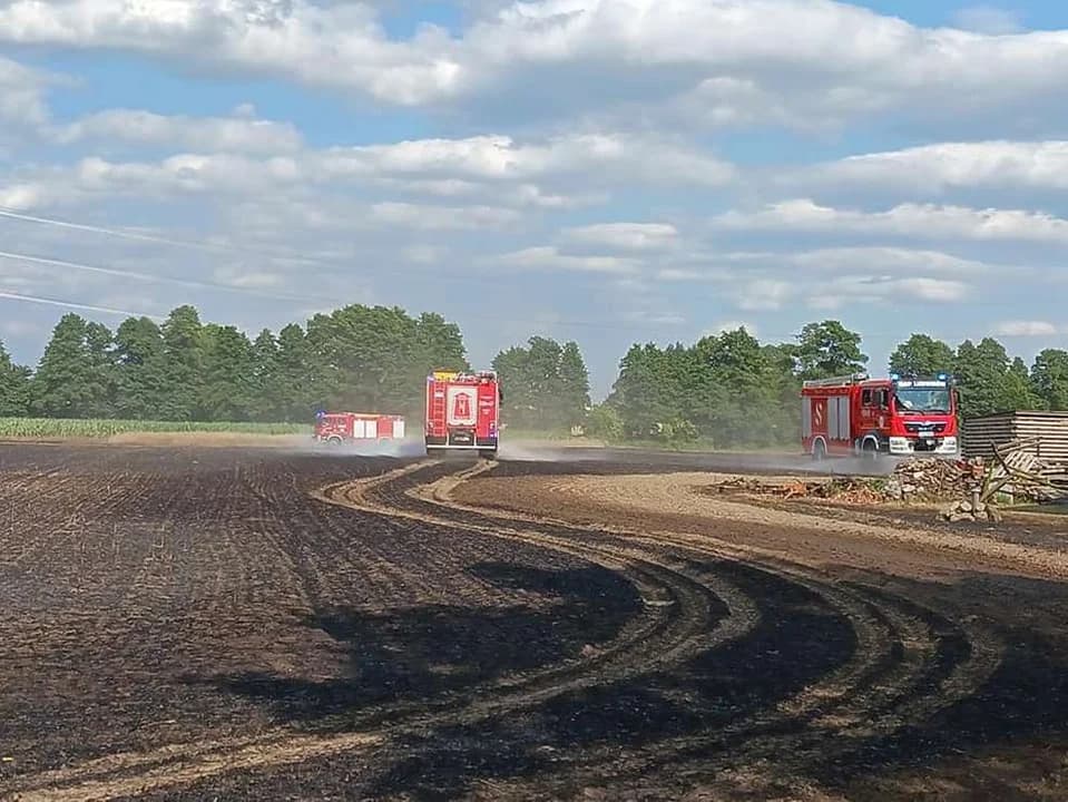 Pożar w Boguszynku w gminie Nowe Miasto — zdjęcie 5 z 26
