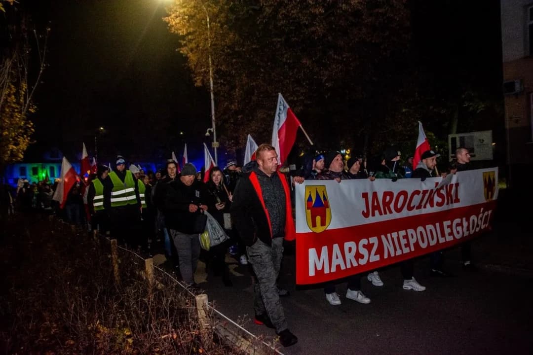 I Jarociński Marsz Niepodległości. Organizatorzy liczyli na ok. 900 osób. Czy tyle przyszło?