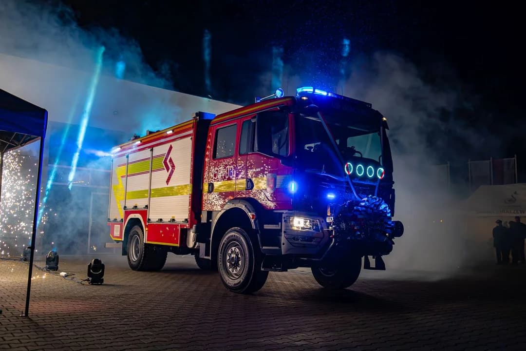 Przekazanie wozu bojowego dla OSP Jaraczewo