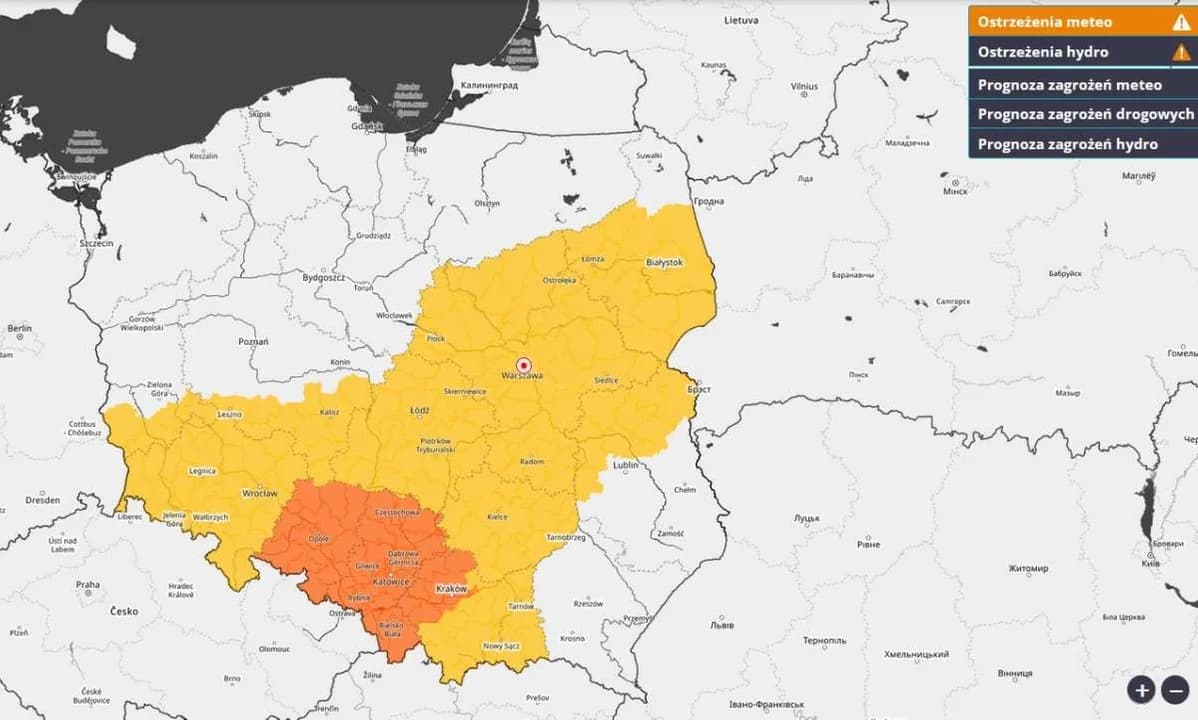 Uwaga, nadchodzi załamanie pogody. Alert I stopnia dla Ziemi Jarocińskiej. Może być groźnie — zdjęcie 3 z 4