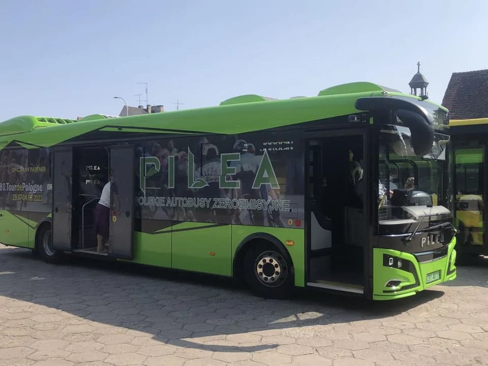 Gmina Jarocin testuje nowy autobus elektryczny [ZDJĘCIA]