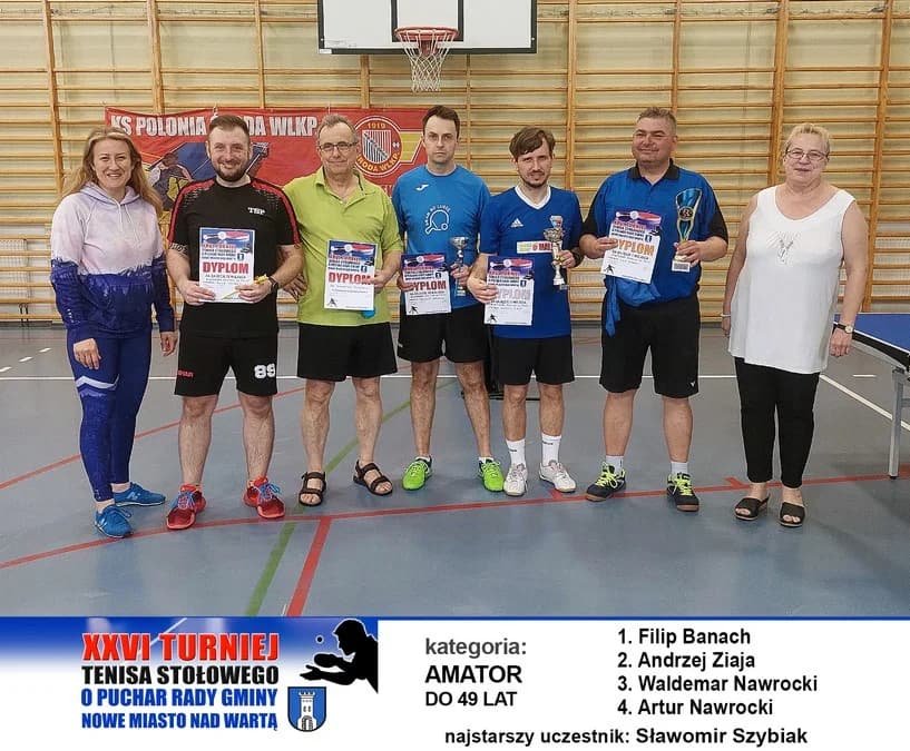 XXVI Turniej Tenisa Stołowego w Nowym Mieście Nad Wartą