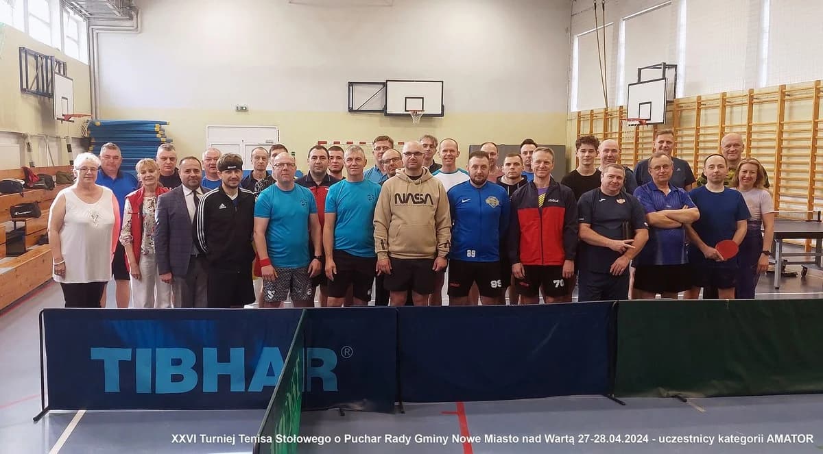 XXVI Turniej Tenisa Stołowego w Nowym Mieście Nad Wartą