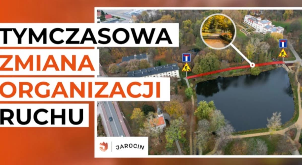 Budowa kładek w parku Radolińskich w Jarocinie — zdjęcie 2 z 10