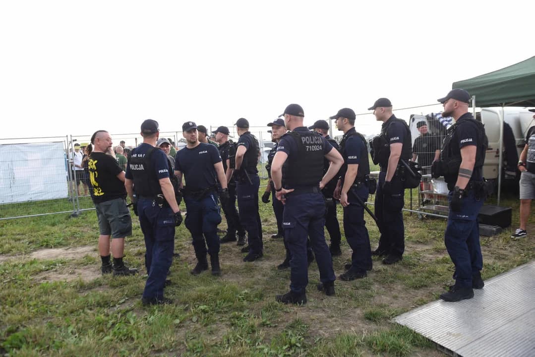 Policja na proteście na festiwalu. Wiemy, co się stało